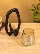 Подсвечник «Аура», 13×15×26 см, стекло, дерево - фото 809250896 Подсвечник «Аура», 13×15×26 см, стекло, дерево - фото 809250896