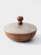 Сахарница «Алюм», 15×15×11 см, алюминий, дерево - Фото 1