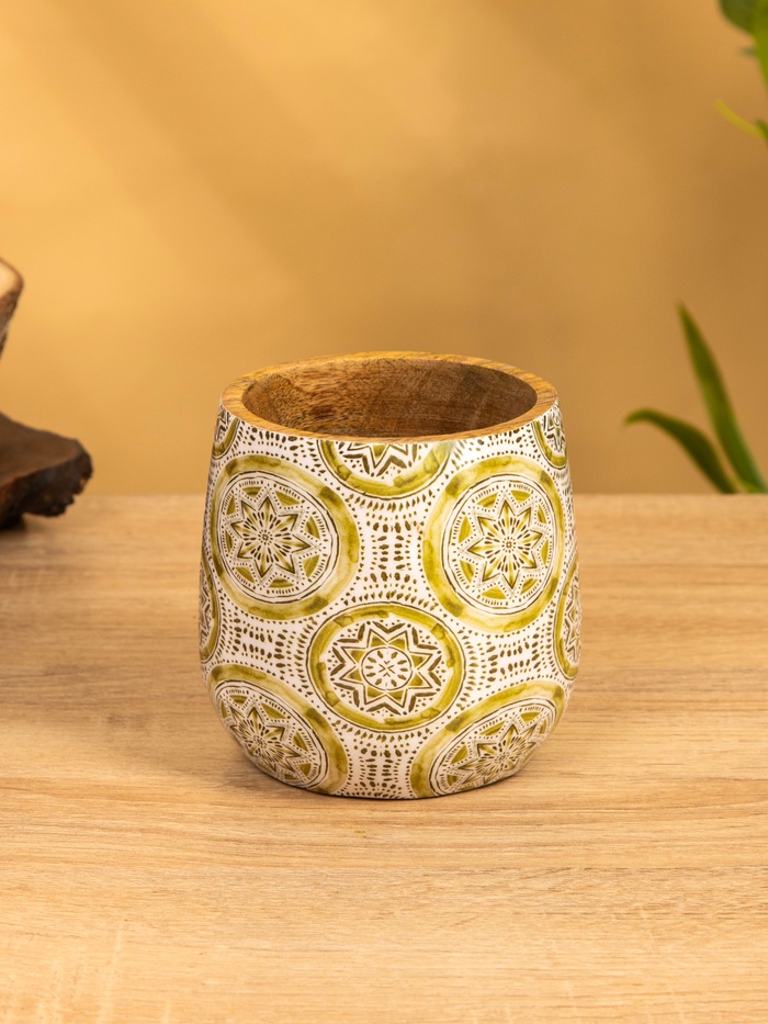 Стакан «Звёзды», 10×10×10 см, дерево - Фото 1