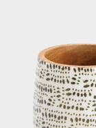 Стакан «Зебра», 10×10×10 см, дерево - Фото 2