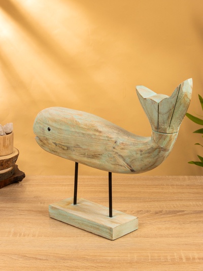 Сувенир «Кашалот», 9×36×43 см, дерево