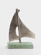 Сувенир «Парусник», 6×17×24 см, алюминий, дерево - Фото 2