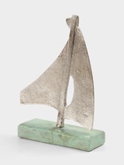 Сувенир «Парусник», 6×17×24 см, алюминий, дерево - Фото 4