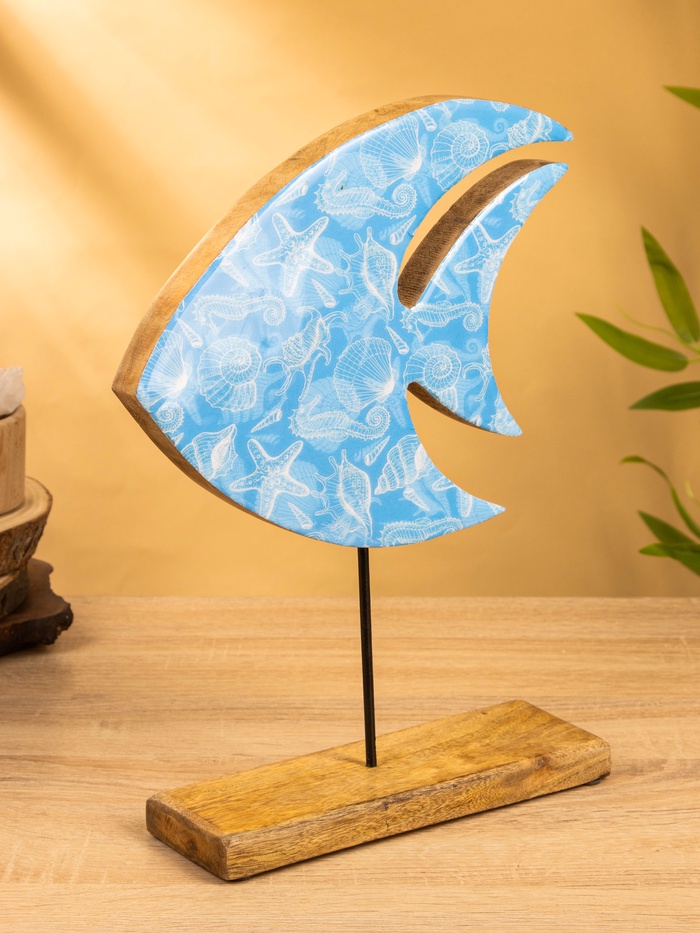 Сувенир «Рыбка», 8×25×35 см, дерево