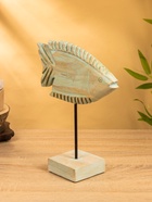 Фигурка сувенирная «Рыбки», дерево - фото 58049708