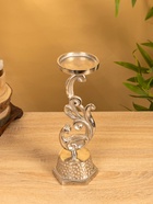 Подсвечник «Жар-птица», 11×11×30 см, алюминий, серебристый - фото 809250967 Подсвечник «Жар-птица», 11×11×30 см, алюминий, серебристый - фото 809250967