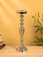 Подсвечник «Кубок», 13×13×43 см, алюминий, серебристый - фото 809250996 Подсвечник «Кубок», 13×13×43 см, алюминий, серебристый - фото 809250996