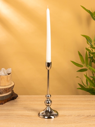 Подсвечник «Сицилия», 10×10×27 см, алюминий