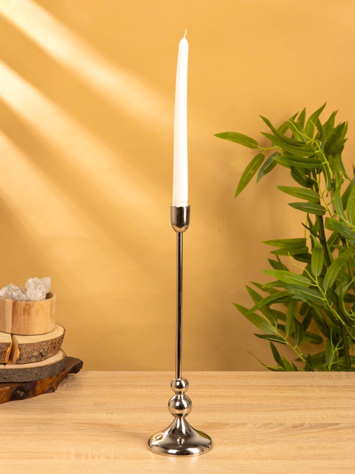 Подсвечник «Сицилия», 10×10×36 см, алюминий - Фото 1