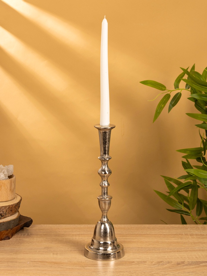 Подсвечник «Юла», 9.5×9.5×32 см, алюминий - Фото 1