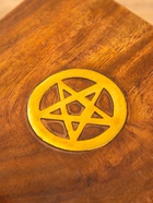 Шкатулка «Пентакль», 10×10×6 см, дерево шишам - фото 809251261