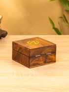 Шкатулка «Пентакль», 10×10×6 см, дерево шишам - фото 809251262