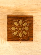 Шкатулка «Цветок», 10×10×6 см, дерево шишам - фото 809251274