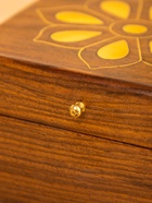 Шкатулка «Цветок», 10×10×6 см, дерево шишам - фото 809251275