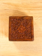 Шкатулка резная, 10×10×6 см, дерево шишам - фото 809251289