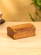 Шкатулка «Слон», 15.5×10×7 см, дерево шишам, латунь - фото 809251299