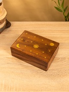 Шкатулка «День и ночь», 18×13×6 см, дерево шишам - фото 809251362