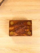 Шкатулка резная «Пента», 18×13×6 см, дерево шишам - фото 809251370