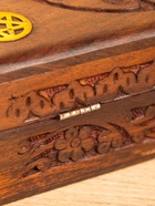 Шкатулка резная «Пента», 18×13×6 см, дерево шишам - фото 809251373