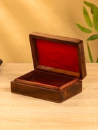 Шкатулка резная «Ом», 18×13×6 см, дерево шишам - фото 809251375