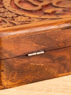 Шкатулка резная «Ом», 18×13×6 см, дерево шишам - фото 809251380