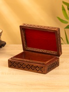 Шкатулка резная «Холи», 18×13×6 см, дерево шишам - фото 809251389