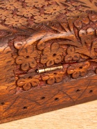 Шкатулка резная «Текстура», 18×13×6 см, дерево шишам - фото 809251401