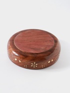 Чаша «Стебель», 17.5×17.5×5 см, дерево шишам 10722368