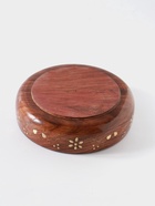 Чаша «Стебель», 17.5×17.5×5 см, дерево шишам 10722368