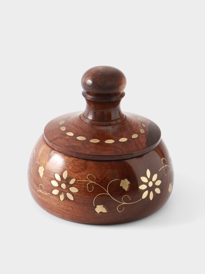 Сахарница «Ассорти», 12×12×10 см, дерево шишам