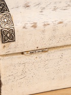 Сундучок «Солнце ацтеков», 19×12×11 см, манговое дерево, белый антик - фото 809251481