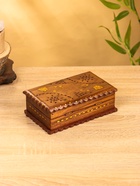 Шкатулка резная «Флористика», 20×12.5×6.5 см, дерево шишам - фото 809251485