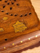 Шкатулка резная «Флористика», 20×12.5×6.5 см, дерево шишам - фото 809251489