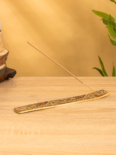 Подставка под благовония «Турецкие огурцы», 26×4 см, манговое дерево