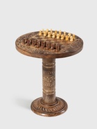 Шахматный столик с фигурами, 30×30×34 см, манговое дерево - Фото 3