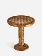 Шахматный столик с фигурами, 30×30×34 см, манговое дерево - Фото 9