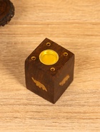 Подставка под благовония «Слон», 4.5×4.5×5.5 см, дерево шишам - Фото 2