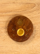 Подставка под благовония круглая, 8 см, дерево шишам, МИКС - Фото 4