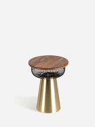 Столик журнальный «Венский кофе», 40.5×40.5×52.5 см, железо, дерево - Фото 3