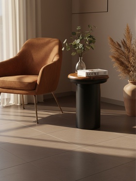 Столик журнальный «Эспрессо», 40.5×40.5×56 см, железо, дерево