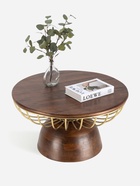 Столик журнальный «Фундук», 76×76×42 см, дерево, железо - Фото 4