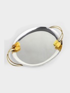 Блюдо «Тюльпаны», 44×30×3 см, нержавеющая сталь - Фото 1