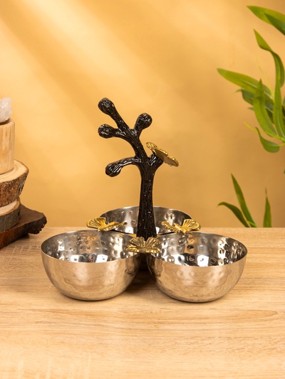 Менажница «Крю», 20×20×20 см, нержавеющая сталь