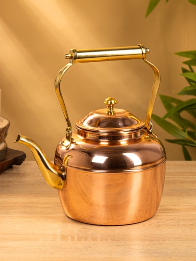 Чайник медный, 24×17×26 см
