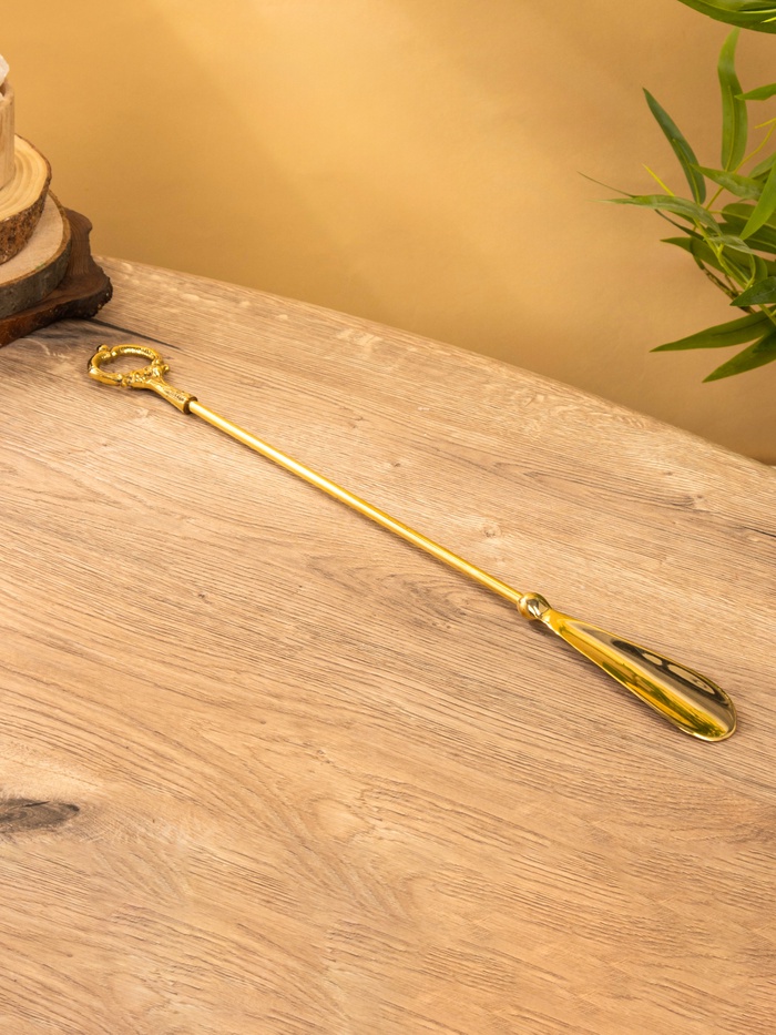 Ложка для обуви «Царская», 51 см, латунь - Фото 1