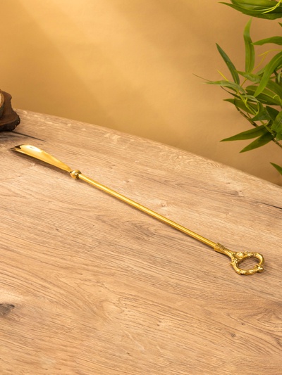 Ложка для обуви «Царская», 51 см, латунь