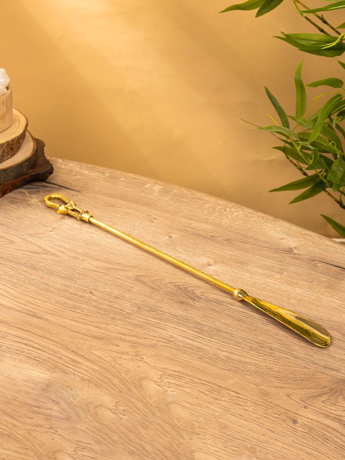 Ложка для обуви «Морская», 51 см, латунь - Фото 1