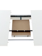 Стол кухонный «Оникс», 1130(1400)×680×750 мм, цвет белый иней/серый металлик 10932292