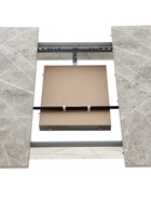 Стол кухонный «Оникс», 1130(1400)×680×750 мм, цвет тунис серый/чёрный - фото 61947756