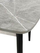 Стол кухонный «Оникс», 1130(1400)×680×750 мм, цвет тунис серый/чёрный - фото 61947754